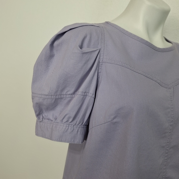 Universal Thread NEW Coquette Lavender Puff Sleeve Streetwear Blouse Size S - Picture 4 of 14